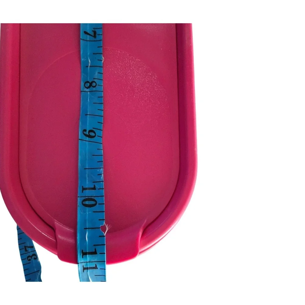 Tupperware Modular Mates Oval Flip Top Pour Seal Lid Pink Replacement 11 Inch